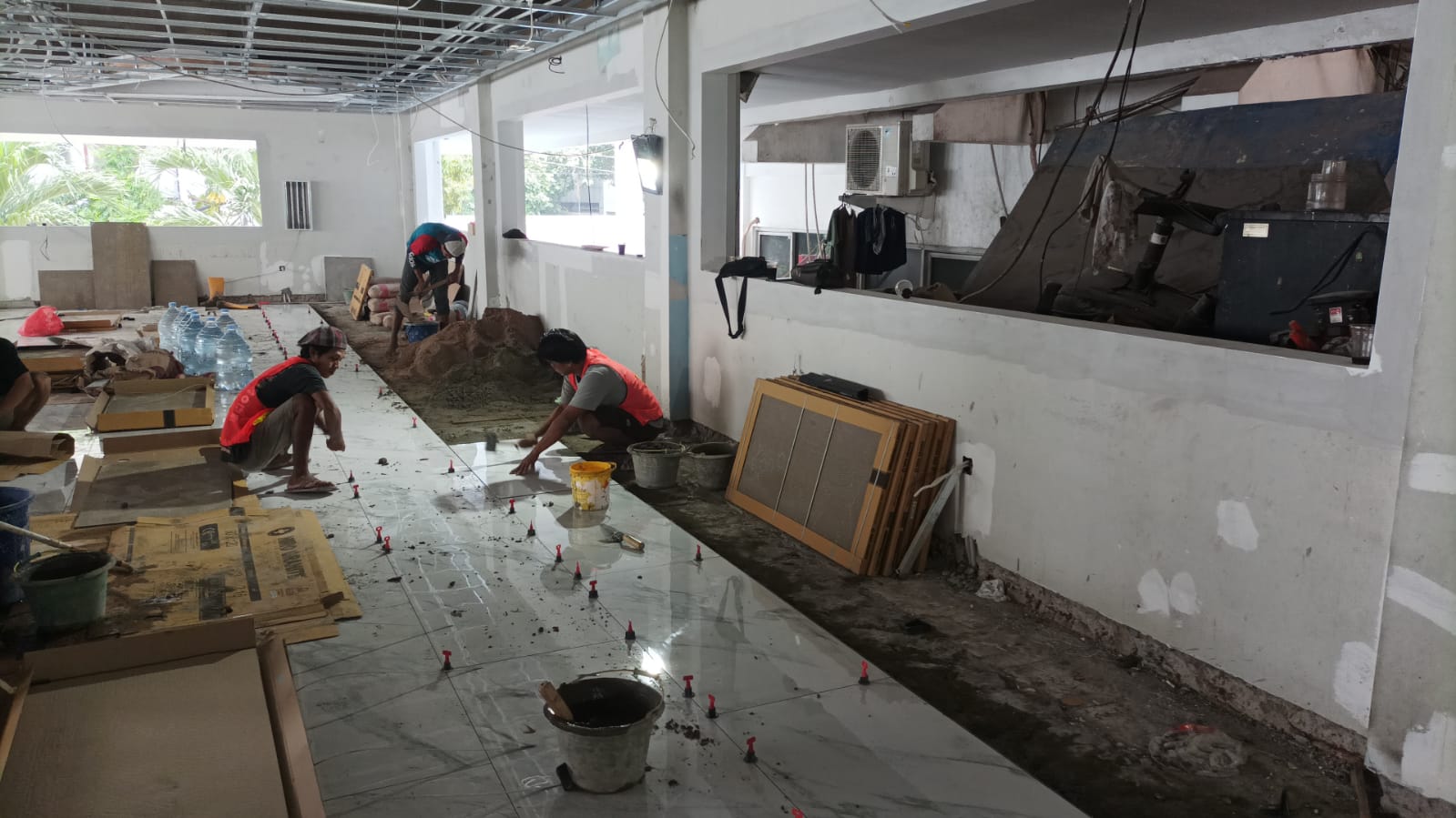 Interior fit-out execution