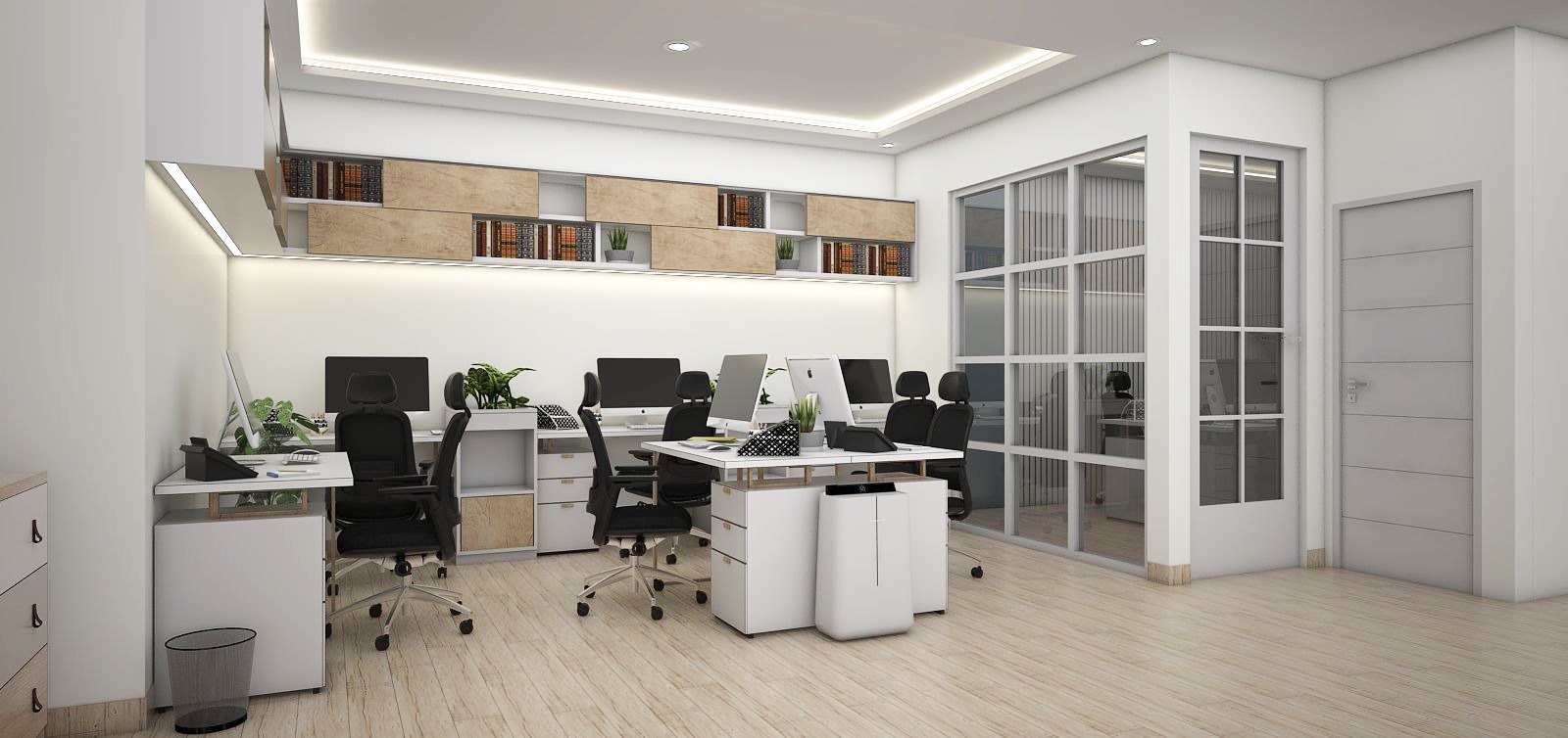 Office interior design study